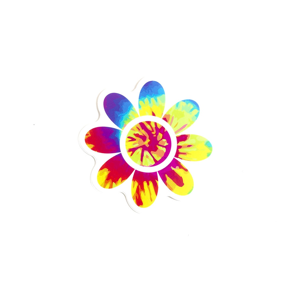 Stickers Northwest, Stickers, Art & School, 3", Tie Dye Daisy, 521341
